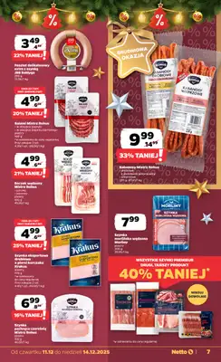 Netto - gazetka promocyjna Gazetka Spożywcza od czwartku 11.12 do niedzieli 14.12 - strona 7