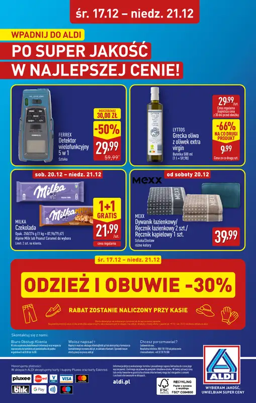 Aldi - gazetka promocyjna GRUDZIĄDZ: WIELKIE OTWARCIE już w środę: 17.12! od środy 17.12 do niedzieli 21.12 - strona 32