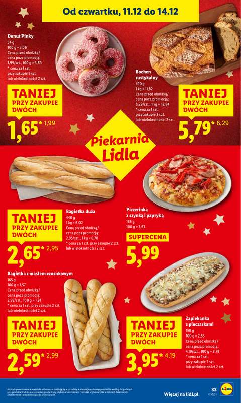 Lidl - gazetka promocyjna Oferta od czwartku od czwartku 11.12 do niedzieli 14.12 - strona 33