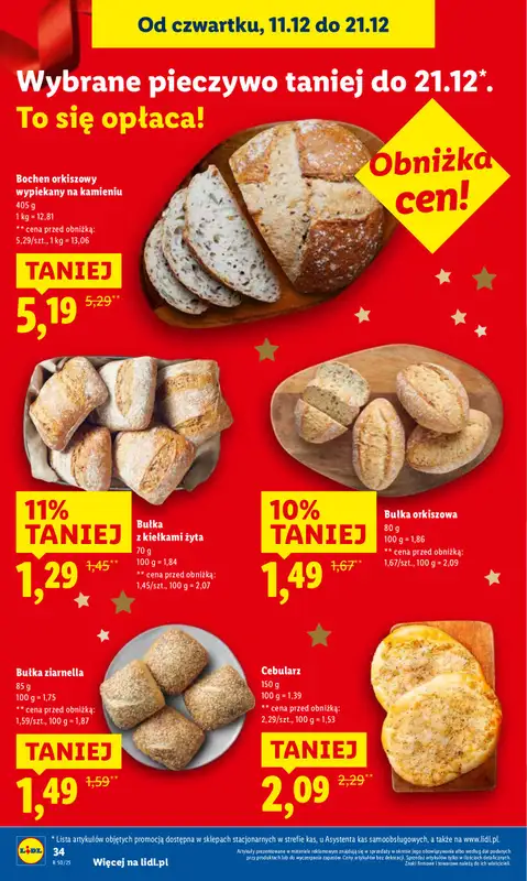 Lidl - gazetka promocyjna Oferta od czwartku od czwartku 11.12 do niedzieli 14.12 - strona 34