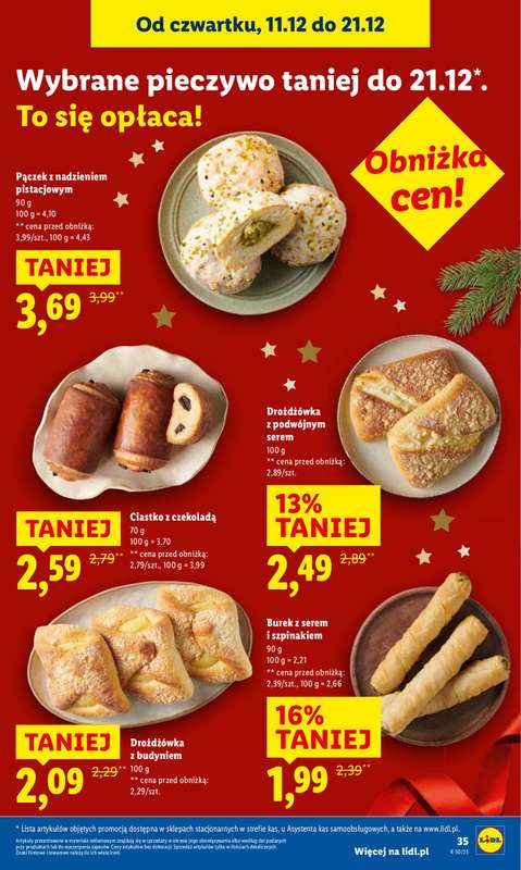 Lidl - gazetka promocyjna Oferta od czwartku od czwartku 11.12 do niedzieli 14.12 - strona 35