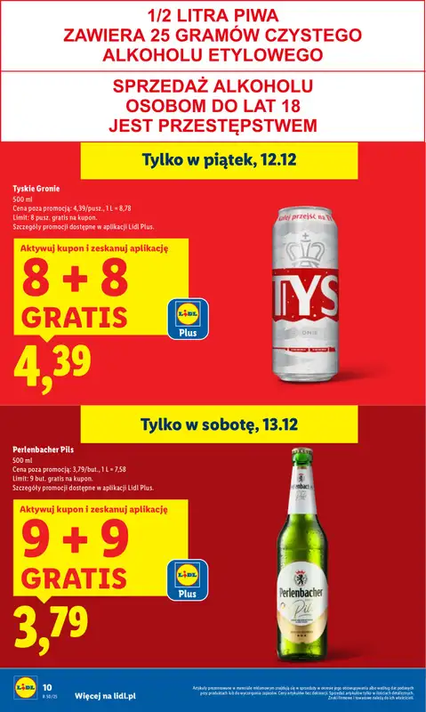 Lidl - gazetka promocyjna Oferta od czwartku od czwartku 11.12 do niedzieli 14.12 - strona 10