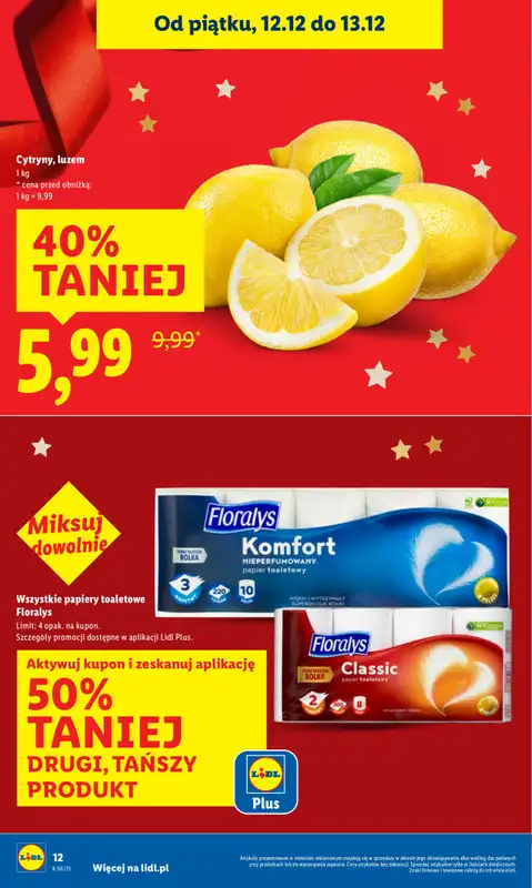 Lidl - gazetka promocyjna Oferta od czwartku od czwartku 11.12 do niedzieli 14.12 - strona 12