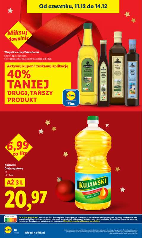 Lidl - gazetka promocyjna Oferta od czwartku od czwartku 11.12 do niedzieli 14.12 - strona 18
