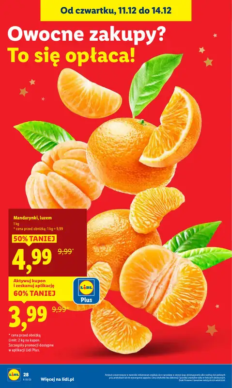 Lidl - gazetka promocyjna Oferta od czwartku od czwartku 11.12 do niedzieli 14.12 - strona 28