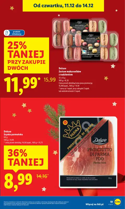Lidl - gazetka promocyjna Oferta od czwartku od czwartku 11.12 do niedzieli 14.12 - strona 19
