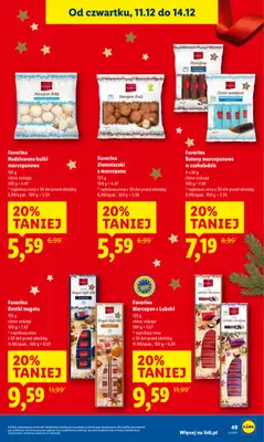 Lidl - gazetka promocyjna Oferta od czwartku od czwartku 11.12 do niedzieli 14.12 - strona 49