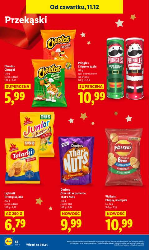 Lidl - gazetka promocyjna Oferta od czwartku od czwartku 11.12 do niedzieli 14.12 - strona 58