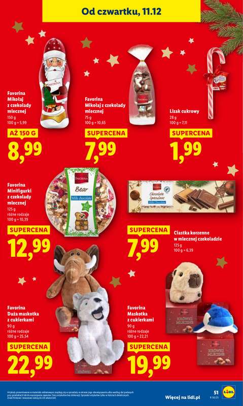 Lidl - gazetka promocyjna Oferta od czwartku od czwartku 11.12 do niedzieli 14.12 - strona 51