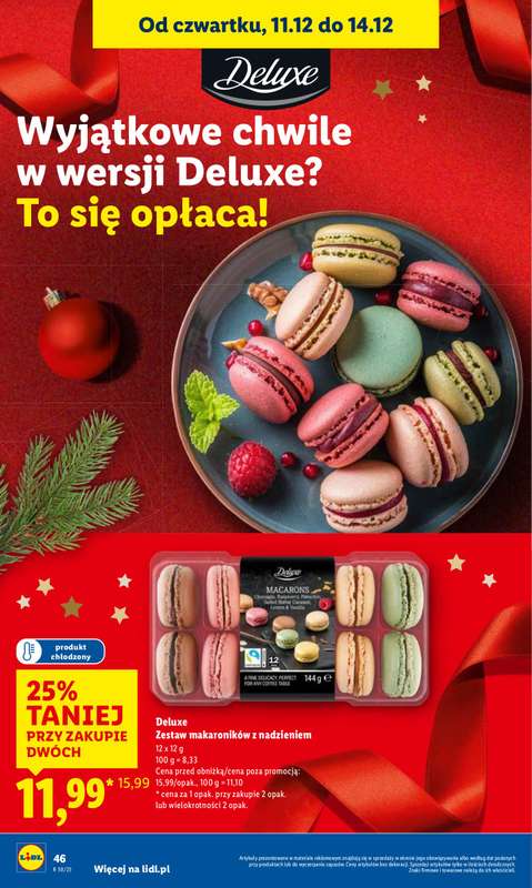 Lidl - gazetka promocyjna Oferta od czwartku od czwartku 11.12 do niedzieli 14.12 - strona 46