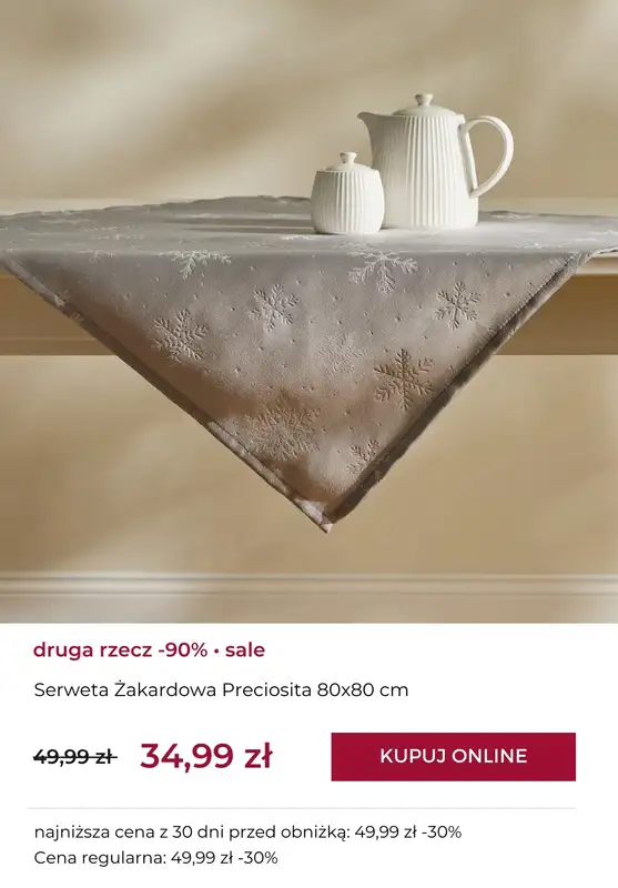 home&you - gazetka promocyjna Druga rzecz -90% od czwartku 11.12 do wtorku 16.12 - strona 4