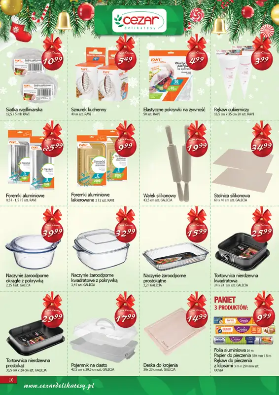 CEZAR Delikatesy - gazetka promocyjna Gazetka od czwartku 11.12 do wtorku 23.12 - strona 10