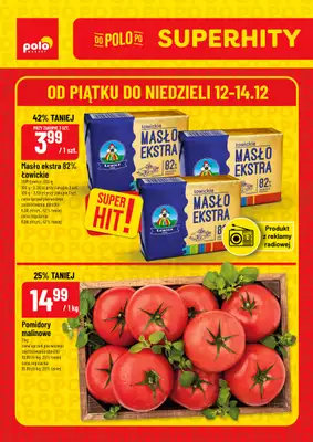 POLOmarket - gazetka promocyjna Super hity na weekend od piątku 12.12 do niedzieli 14.12