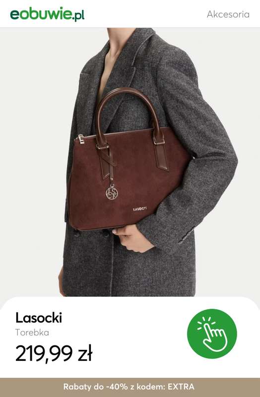 eobuwie.pl - gazetka promocyjna -40% na wybrane torebki i akcesoria od 229 zł od czwartku 11.12 do wtorku 30.12 - strona 8