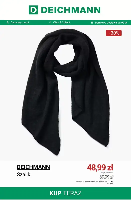 Deichmann - gazetka promocyjna Pomysły na prezent dla niej od czwartku 11.12  - strona 3