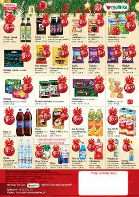 MALINKA - gazetka promocyjna Gazetka od czwartku 11.12 do wtorku 23.12 - strona 2