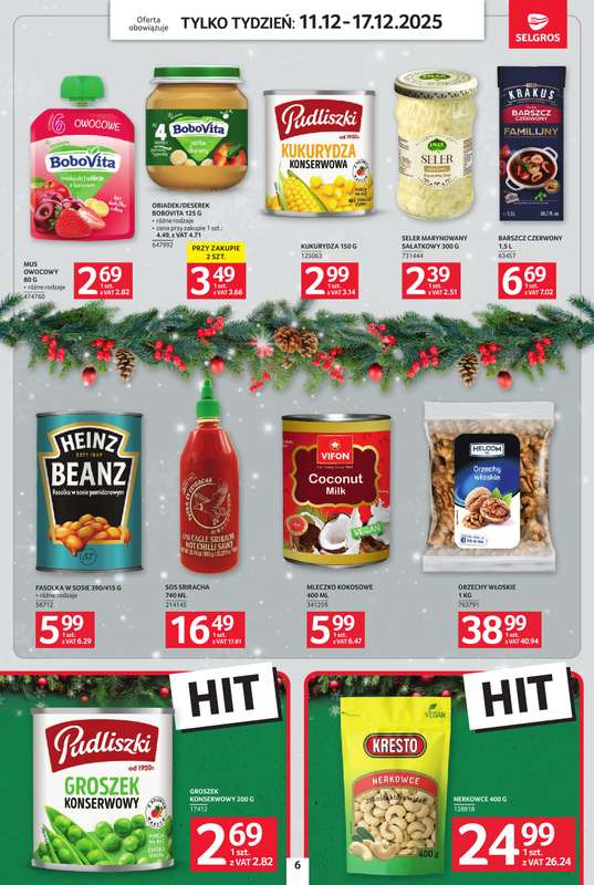 Selgros - gazetka promocyjna Jeszcze więcej super promocji! od czwartku 11.12 do środy 17.12 - strona 6