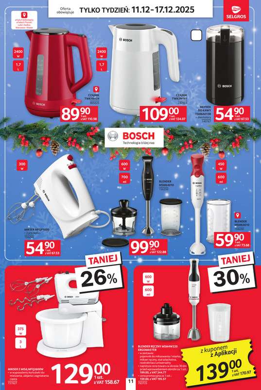 Selgros - gazetka promocyjna Jeszcze więcej super promocji! od czwartku 11.12 do środy 17.12 - strona 11