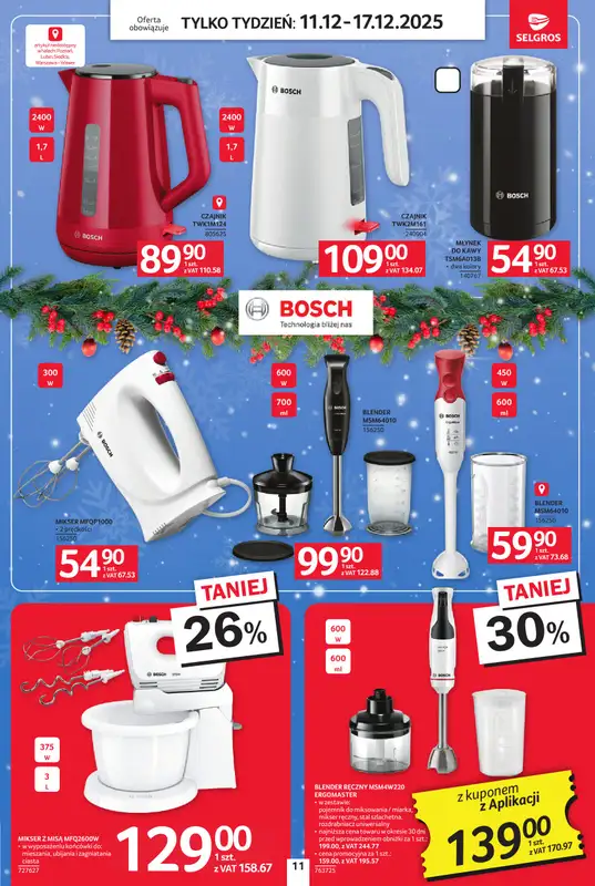 Selgros - gazetka promocyjna Jeszcze więcej super promocji! od czwartku 11.12 do środy 17.12 - strona 11