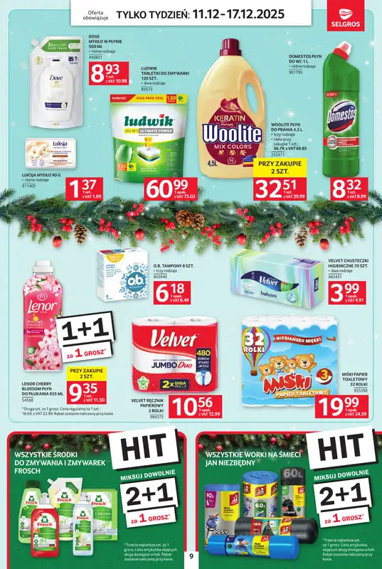Selgros - gazetka promocyjna Jeszcze więcej super promocji! od czwartku 11.12 do środy 17.12 - strona 9