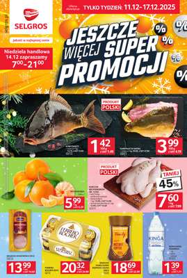 Selgros - gazetka promocyjna Jeszcze więcej super promocji! od czwartku 11.12 do środy 17.12
