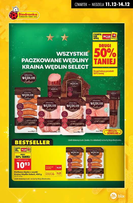 Biedronka - gazetka promocyjna Najwyższe rabaty! od czwartku 11.12 do niedzieli 14.12 - strona 11
