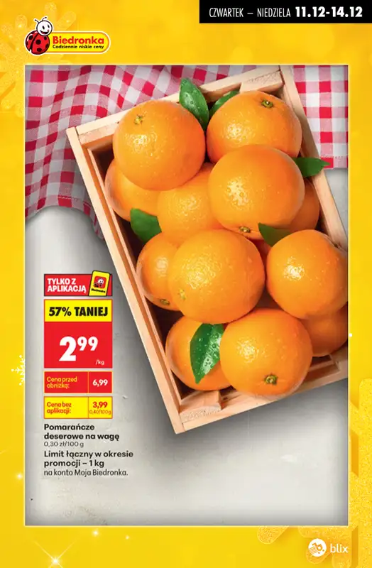 Biedronka - gazetka promocyjna Najwyższe rabaty! od czwartku 11.12 do niedzieli 14.12 - strona 7
