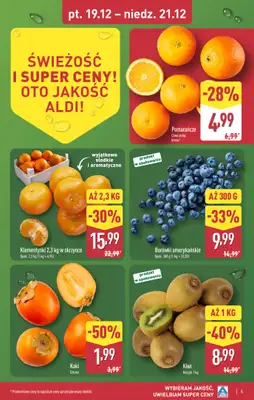 Aldi - gazetka promocyjna SOSNOWIEC: WIELKIE OTWARCIE już w piątek: 19.12! od piątku 19.12 do niedzieli 21.12 - strona 5