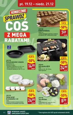 Aldi - gazetka promocyjna SOSNOWIEC: WIELKIE OTWARCIE już w piątek: 19.12! od piątku 19.12 do niedzieli 21.12 - strona 22