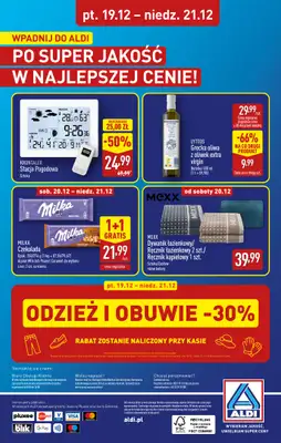 Aldi - gazetka promocyjna SOSNOWIEC: WIELKIE OTWARCIE już w piątek: 19.12! od piątku 19.12 do niedzieli 21.12 - strona 32
