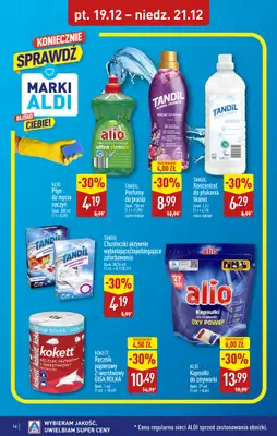 Aldi - gazetka promocyjna SOSNOWIEC: WIELKIE OTWARCIE już w piątek: 19.12! od piątku 19.12 do niedzieli 21.12 - strona 14