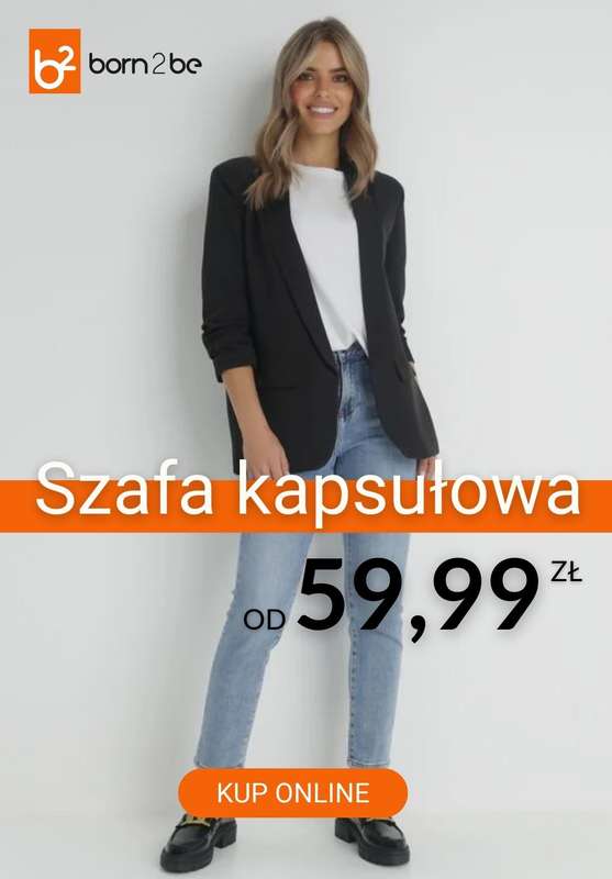Born2be - gazetka promocyjna Szafa kapsułowa od 59,99 zł od piątku 12.12 do poniedziałku 29.12