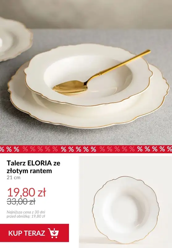 Homla - gazetka promocyjna Aranżacja świątecznego stołu od czwartku 11.12  - strona 6