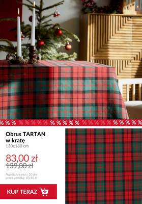 Obrus TARTAN w kratę