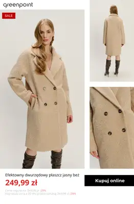 Greenpoint - gazetka promocyjna Nowe w wyprzedaży! od czwartku 11.12  - strona 3