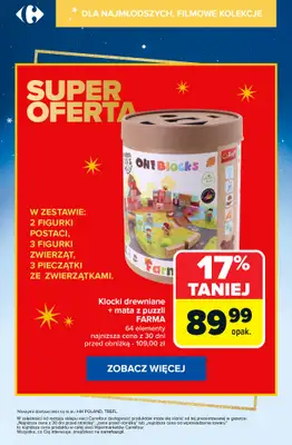 Carrefour - gazetka promocyjna Super promocje na zabawki dla najmłodszych! od piątku 12.12 do czwartku 18.12 - strona 4