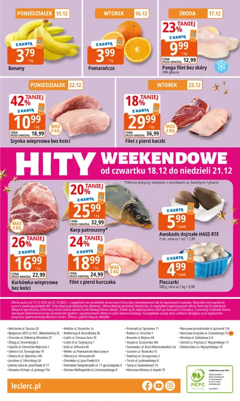 Leclerc - gazetka promocyjna Oferta E.Leclerc I Święta w dobrej cenie od poniedziałku 15.12 do wtorku 23.12 - strona 20