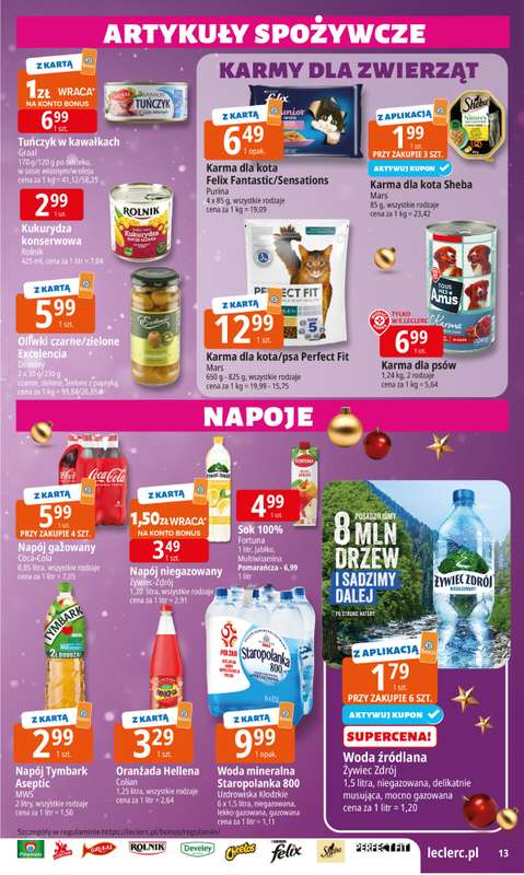 Leclerc - gazetka promocyjna Oferta E.Leclerc I Święta w dobrej cenie od poniedziałku 15.12 do wtorku 23.12 - strona 13