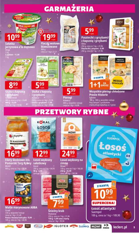 Leclerc - gazetka promocyjna Oferta E.Leclerc I Święta w dobrej cenie od poniedziałku 15.12 do wtorku 23.12 - strona 9