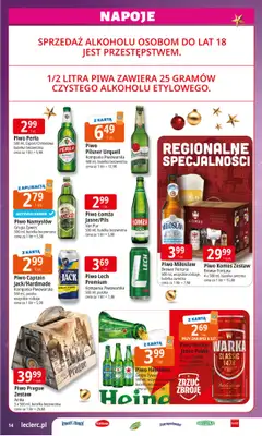 Leclerc - gazetka promocyjna Oferta E.Leclerc I Święta w dobrej cenie od poniedziałku 15.12 do wtorku 23.12 - strona 14