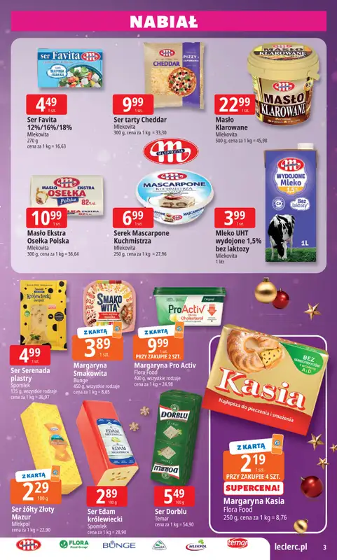 Leclerc - gazetka promocyjna Oferta E.Leclerc I Święta w dobrej cenie   - strona 3