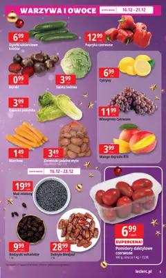 Leclerc - gazetka promocyjna Oferta E.Leclerc I Święta w dobrej cenie od poniedziałku 15.12 do wtorku 23.12 - strona 5