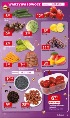 Leclerc - gazetka promocyjna Oferta E.Leclerc I Święta w dobrej cenie od poniedziałku 15.12 do wtorku 23.12 - strona 5