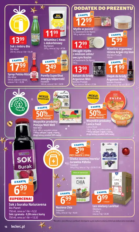 Leclerc - gazetka promocyjna Oferta E.Leclerc I Święta w dobrej cenie od poniedziałku 15.12 do wtorku 23.12 - strona 16