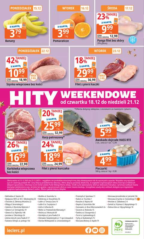 Leclerc - gazetka promocyjna Oferta E.Leclerc I Święta w dobrej cenie od poniedziałku 15.12 do wtorku 23.12 - strona 20