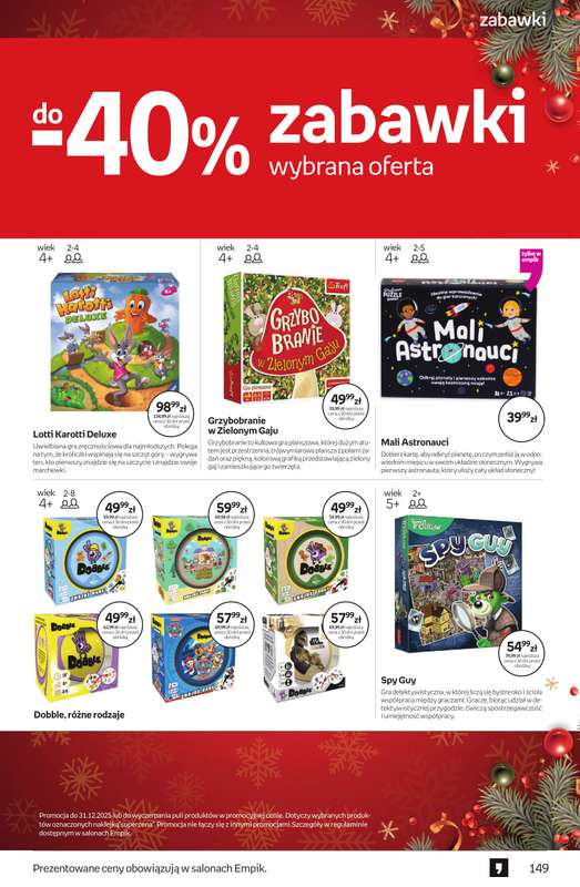Empik - gazetka promocyjna Tom kultury: zabawki od czwartku 11.12 do wtorku 23.12 - strona 25