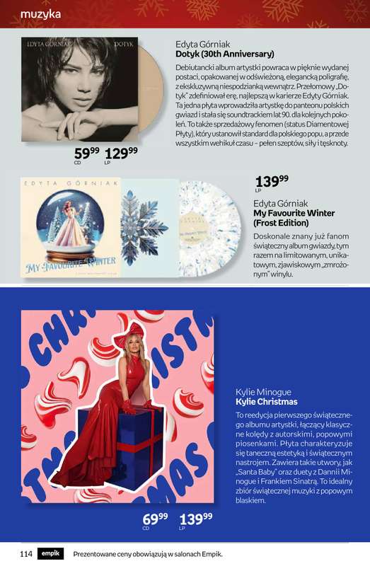 Empik - gazetka promocyjna Tom kultury: muzyka od czwartku 11.12 do wtorku 23.12 - strona 5