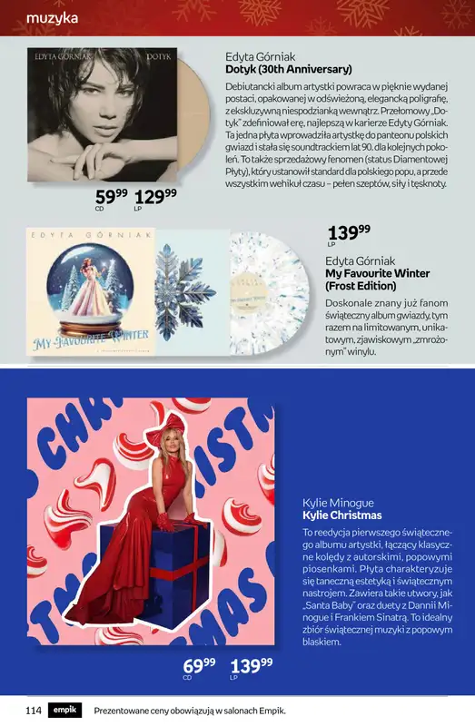 Empik - gazetka promocyjna Tom kultury: muzyka od czwartku 11.12 do wtorku 23.12 - strona 5