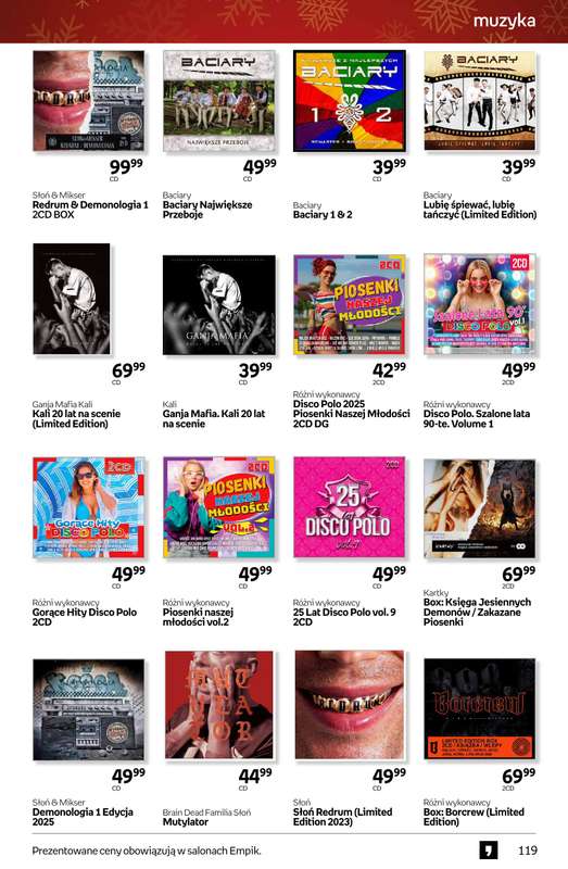 Empik - gazetka promocyjna Tom kultury: muzyka od czwartku 11.12 do wtorku 23.12 - strona 10