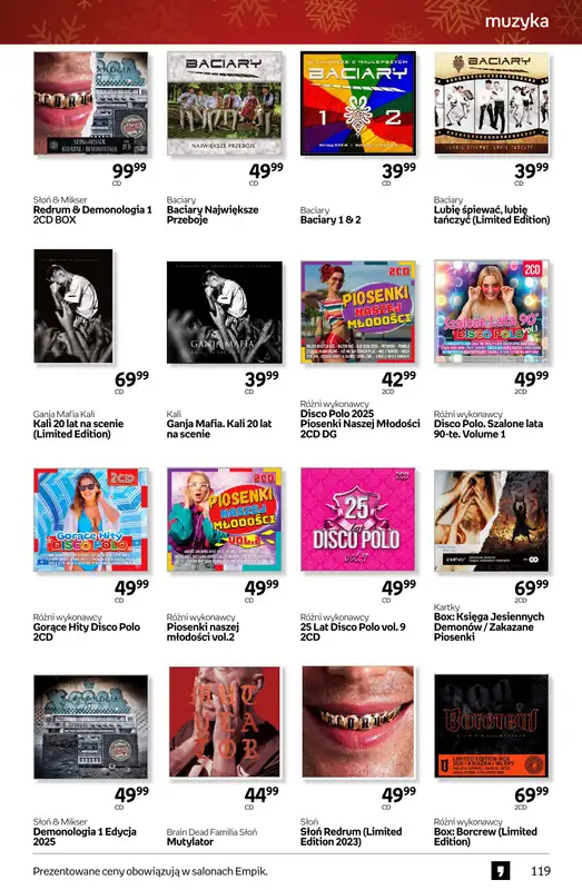 Empik - gazetka promocyjna Tom kultury: muzyka od czwartku 11.12 do wtorku 23.12 - strona 10